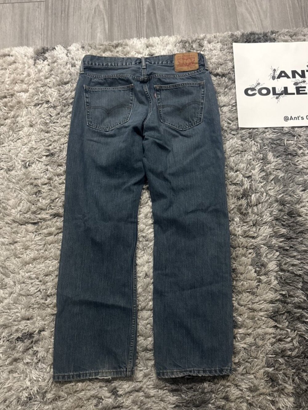 Levi'S Blue Levi S 559 Men Denim Classic Workwear Jeans Straight Fit Sz 33X28